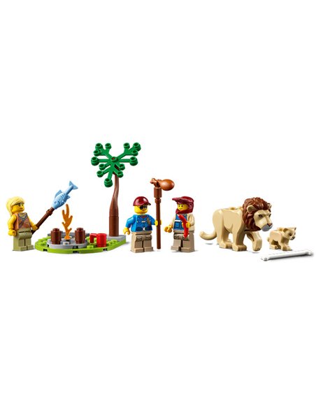 Lego City Masina De Teren Pentru Salvarea Animalelor Salbatice 60301