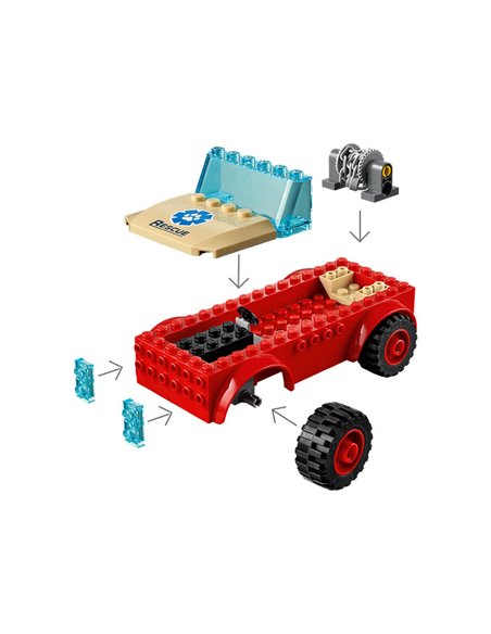 Lego City Masina De Teren Pentru Salvarea Animalelor Salbatice 60301