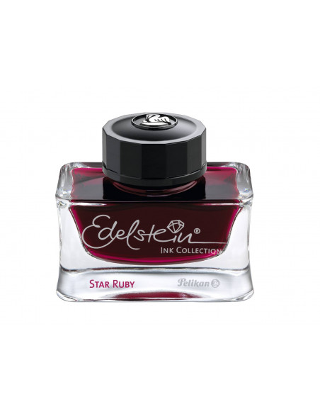 814386,Stilou Classic M205, Editie Speciala Star Ruby, Penita F + Calimara Cerneala Edelstein Star Ruby In Cutie Cadou Pelikan