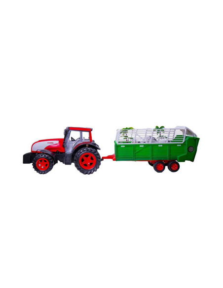 Tractor cu remorca si animale, 76 cm,ROB-0488-154