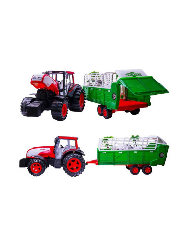 Tractor cu remorca si animale, 76 cm,ROB-0488-154