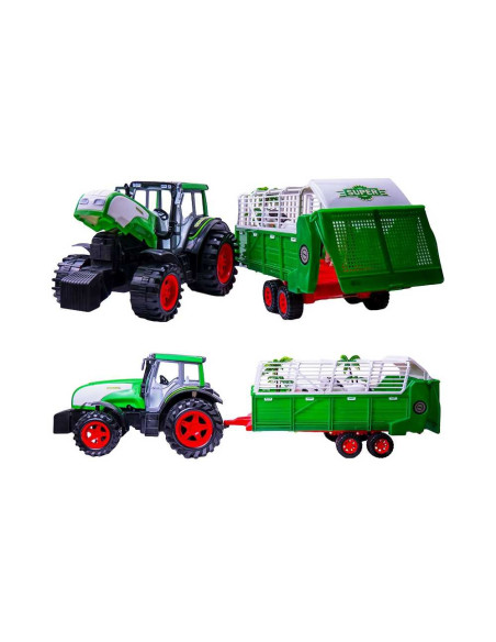 Tractor cu remorca si animale, 76 cm,ROB-0488-154