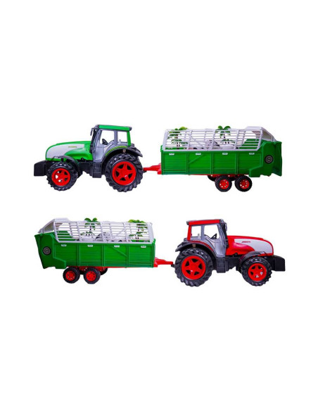 Tractor cu remorca si animale, 76 cm,ROB-0488-154