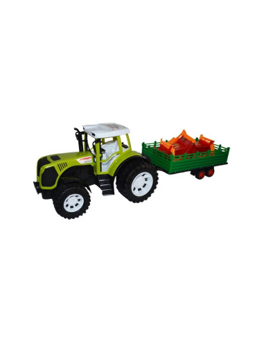 Tractor cu remorca si utilaj, 54 cm,ROB-0488-210