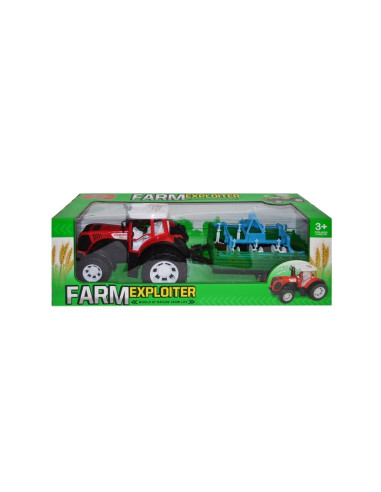 Tractor cu remorca si utilaj, 51 cm,ROB-0488-213