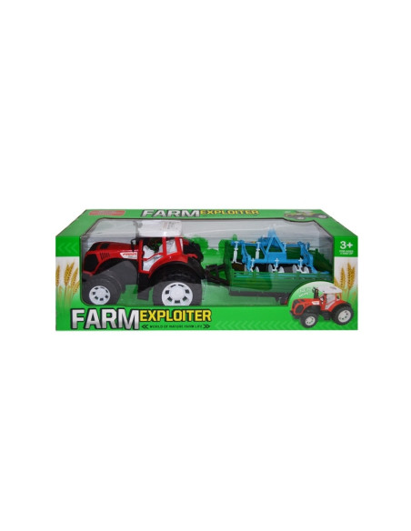 Tractor cu remorca si utilaj, 51 cm,ROB-0488-213
