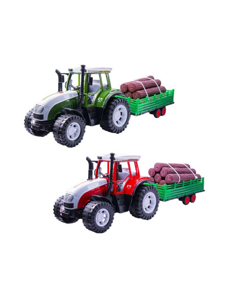 Tractor cu remorca si lemne, 57 cm,ROB-0488-198