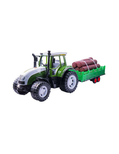 Tractor cu remorca si lemne, 57 cm,ROB-0488-198
