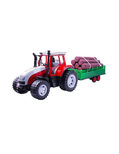 Tractor cu remorca si lemne, 57 cm,ROB-0488-198