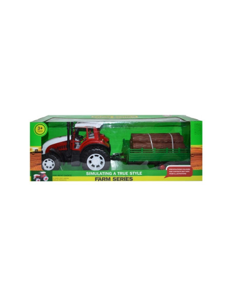 Tractor cu remorca si lemne, 57 cm,ROB-0488-198