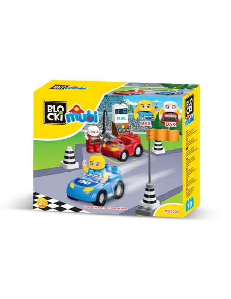 Blocki mubi, Pit Stop, 19 piese,ROB-MU5003