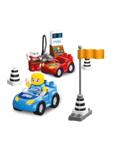 Blocki mubi, Pit Stop, 19 piese,ROB-MU5003