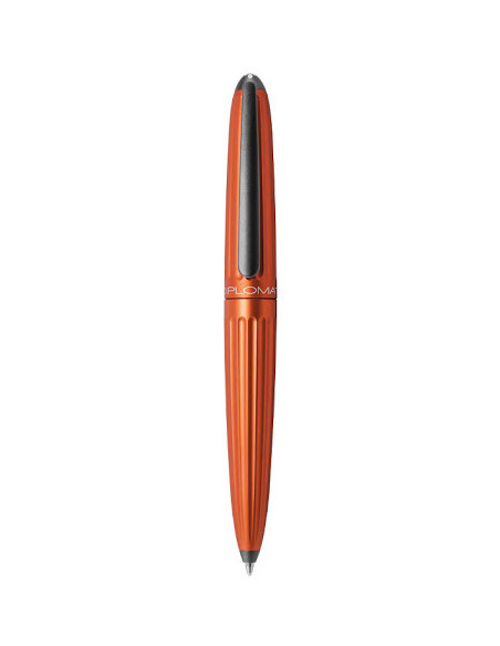 40302040,Pix Aero Diplomat, Corp Aluminiu, Mat, Cu Striatii, Accesorii Cromate, Mecanism Twist, Culoare Portocaliu Herlitz