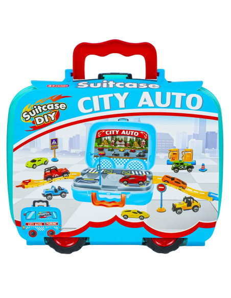 Play set masinute in gentuta, 19 piese,ROB-882-059