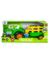 Tractor cu remorca + figurina fermier,ROB-500-763