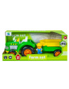 Tractor cu remorca + figurina fermier,ROB-500-764