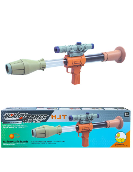 Pusca cu aer + gloante burete,ROB-315-1