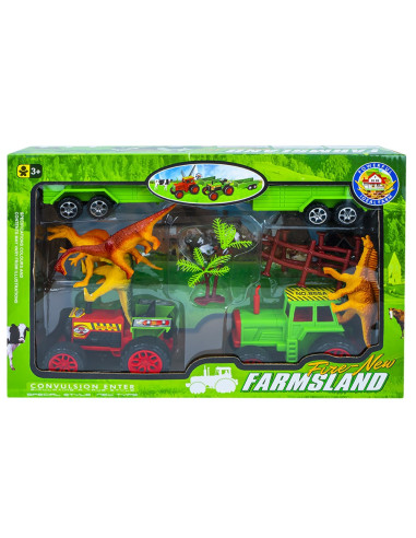 Set tractor + figurine dinozaur,ROB-856A-8
