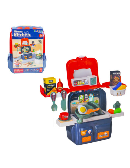 Play set bucatarie in ghiozdanel, 42 piese,ROB-8721