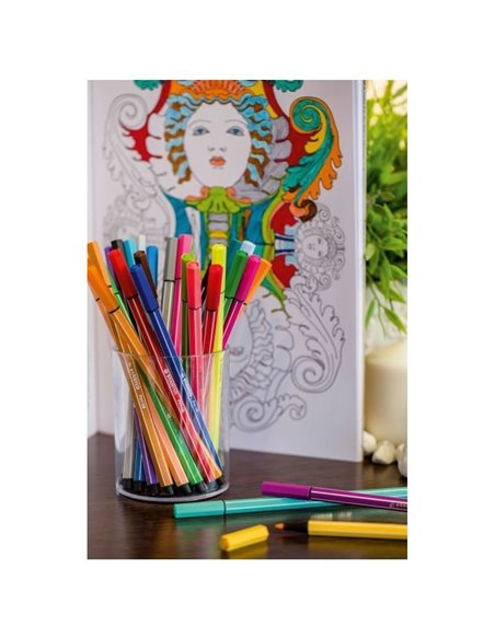 SW146806,Stabilo - Markere Pen 68 - 6 Culori