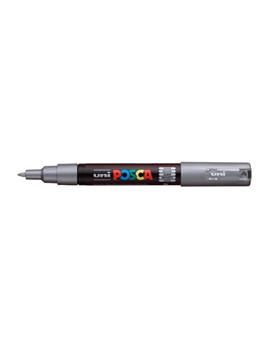 Marker Uni PC-1M Posca 0.7MM - Argintiu - M230