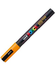 Marker UNI Posca PC-3M, varf 0.9 - 1.3 mm, Portocaliu 2