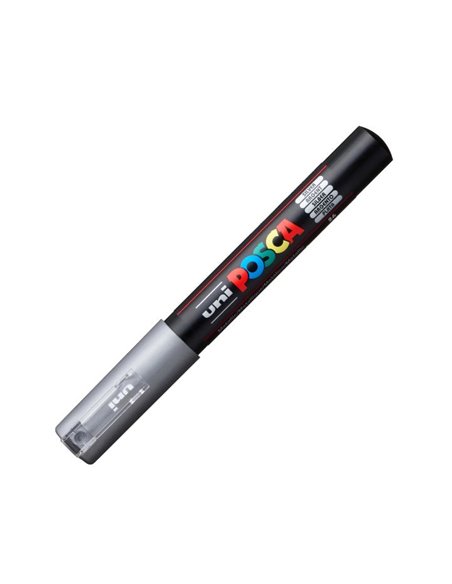 Marker Uni PC-1M Posca 0.7MM, M230, Argintiu