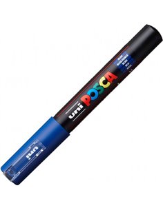Marker UNI Posca PC-1M, varf 0.7 - 1 mm, Albastru 2