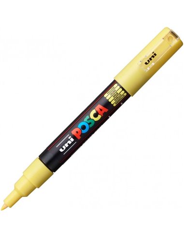 Marker UNI Posca PC-1M, varf 0.7 mm, Galben
