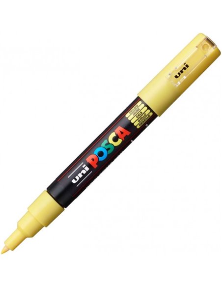 Marker UNI Posca PC-1M, varf 0.7 mm, Galben
