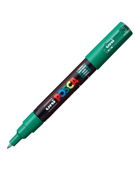 Marker UNI Posca PC-1M, varf 0.7 mm, Verde