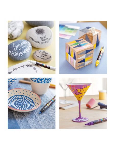 Marker UNI Posca PC-1M, varf 0.7 mm, Verde