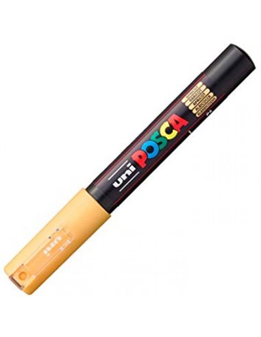 Marker UNI Posca PC-1M, varf 0.7 mm, Portocaliu Caisa