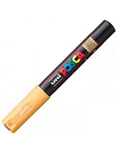 Marker UNI Posca PC-1M, varf 0.7 mm, Portocaliu Caisa