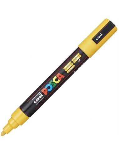 Marker UNI Posca PC-5M, varf 2,5 mm, Ocru