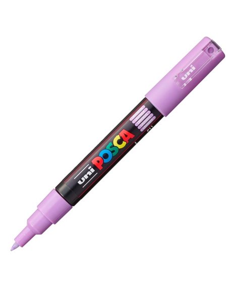 Marker UNI Posca PC-1M, varf 0.7 mm, Mov Lavanda
