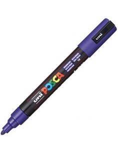 Marker UNI Posca PC-5M, 1.8 - 2.5 mm, Albastru de prusia 2