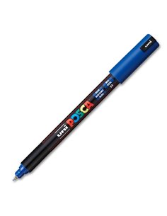 Marker UNI Posca PC-1MR, varf metalic, 0.7 mm, Albastru 2