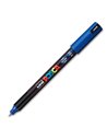 Marker UNI Posca PC-1MR, varf metalic, 0.7 mm, Albastru