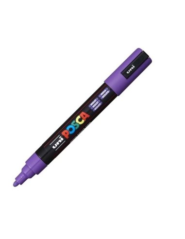 Marker UNI Posca PC-5M, varf 2,5 mm, Violet 