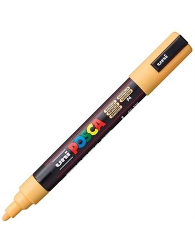 Marker UNI Posca PC-5M, varf 2,5 mm, Portocaliu caisa