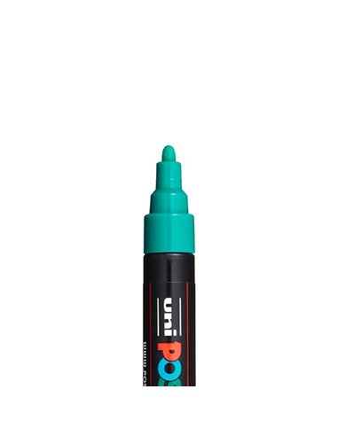 Marker UNI Posca PC-5M, varf 2,5 mm, Verde Smarald