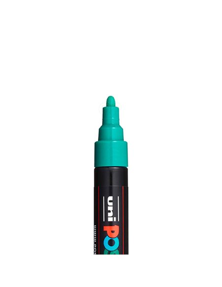Marker UNI Posca PC-5M, varf 2,5 mm, Verde Smarald
