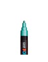 Marker UNI Posca PC-5M, varf 2,5 mm, Verde Metalizat