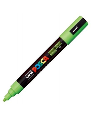 Marker UNI Posca PC-5M, varf 2,5 mm, Verde Mar