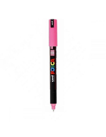 Marker UNI Posca PC-1MR, varf metalic, 0.7 mm, Roz