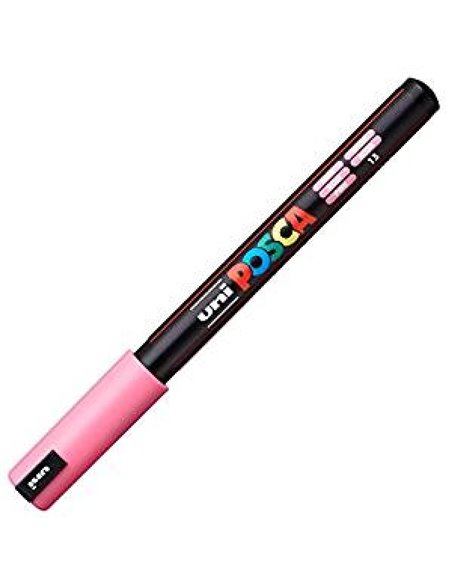 Marker UNI Posca PC-1MR, varf metalic, 0.7 mm, Roz