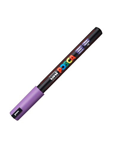Marker UNI Posca PC-1MR, varf metalic, 0.7 mm, Violet
