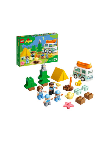 Lego Duplo Aventura Cu Rulota De Vacanta A Familiei 10946,10946