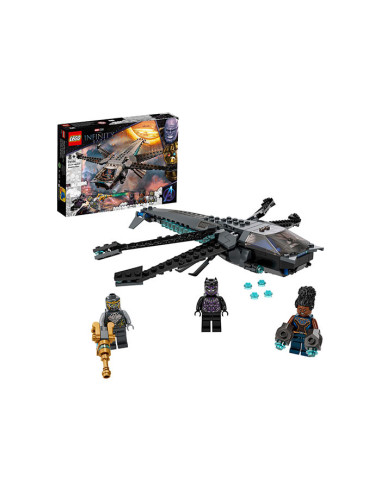 LEGO Marvel Nava libelula a Panterei negre,76186